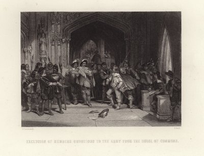 Ausschluss von Mitgliedern, die der Armee unangenehm sind, aus dem Unterhaus von George Cattermole