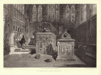 Die Beauchamp-Kapelle, Warwick von George Cattermole