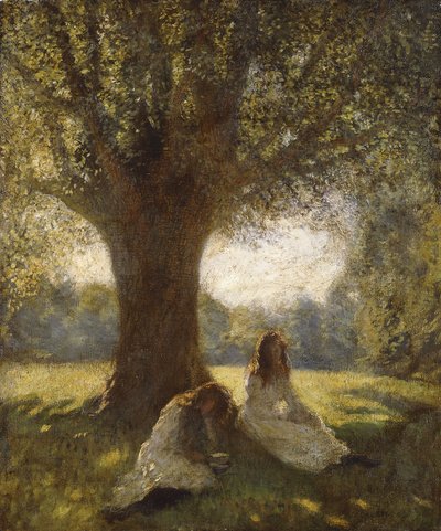 Ein schattiger Platz, ca. 1920 von George Clausen