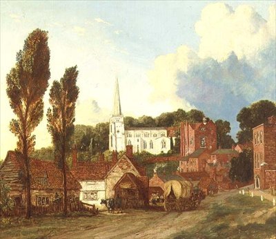 Ein Blick auf Harrow, mit der St. Mary