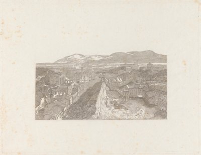 Das Forum Romanum vom Turm des Kapitols von George Cooke