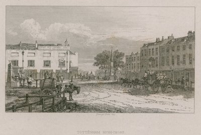 Tottenham High Cross, London von George Cooke