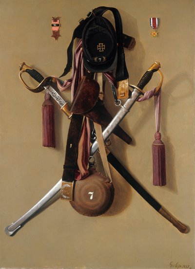 Bürgerkriegsregalien von Major Levi Gheen McCauley von George Cope
