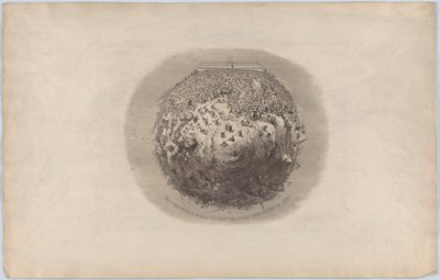 Die ganze Welt geht zur Großen Ausstellung von 1851 von George Cruikshank