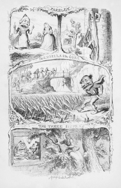 Illustration für The Pentamerone von George Cruikshank von George Cruikshank
