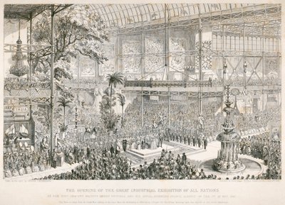 Eröffnung der Großen Ausstellung, Kristallpalast, Hyde Park, London von George Cruikshank