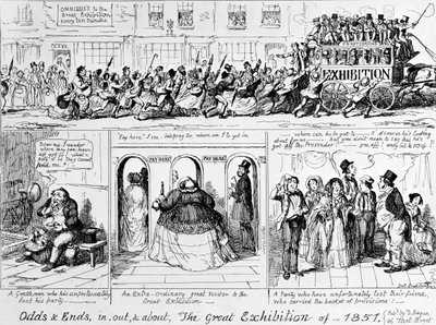 Die Große Ausstellung von 1851 im Hyde Park, London von George Cruikshank