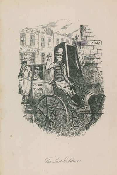 Der letzte Kutscher von George Cruikshank