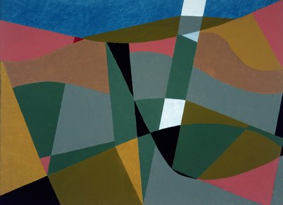 Gespaltene Landschaft, 2001 von George Dannatt
