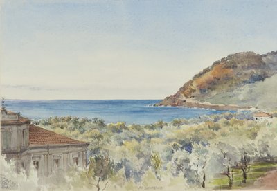 In San Remo, Blick nach Westen, 29. November 1877 von George Douglas Tinling