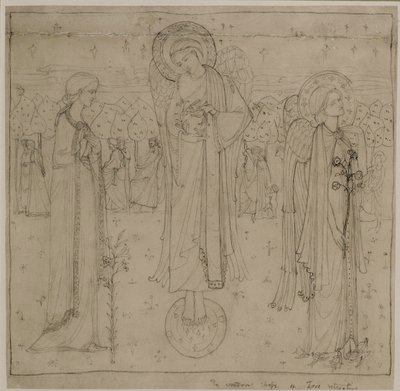 Die wunderbare Gestalt der Liebe, die sich zurückzieht, ca. 1898-1901 von George Dutch Davidson