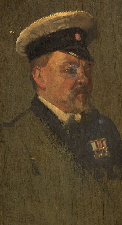 Porträt von H. Long, R.N., ca. 1920 von George Edmund Butler