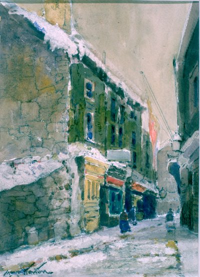 Winter, Clive Street, North Shields von George Edward Horton