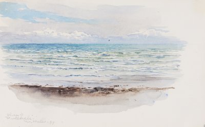 Küste bei Pwllheli, N. Wales, 1899 von George Elbert Burr