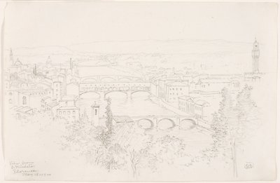 Blick von S. Miniato, Florenz von George Elbert Burr