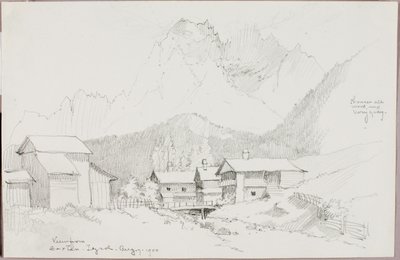 Blick von Sextan, Tirol von George Elbert Burr