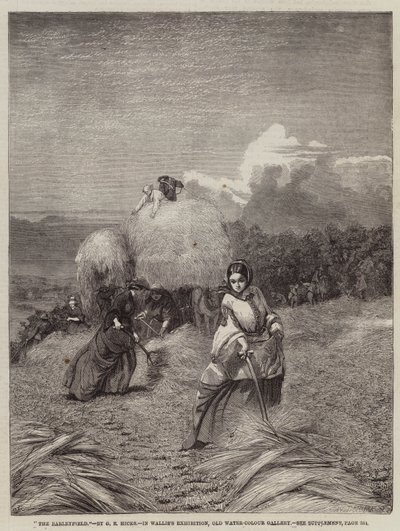 Das Gerstenfeld von George Elgar Hicks