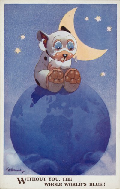 Ohne dich ist die ganze Welt blau von George Ernest (after) Studdy