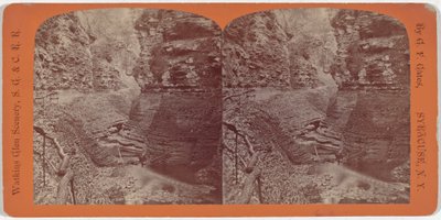 Watkins Glen Landschaft, Spiral Gorge von George F. Gates