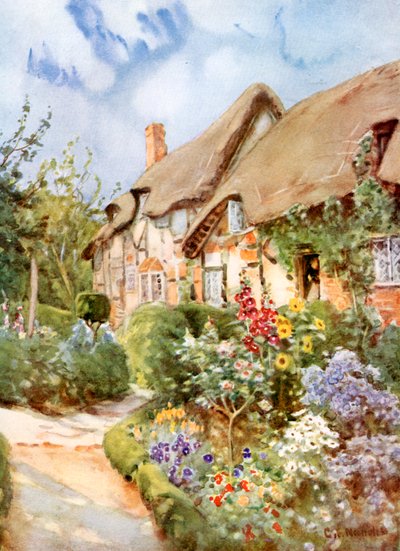 Anne Hathaways Cottage, Shottery, Warwickshire, 1924-1926 von George Franck Nicholls