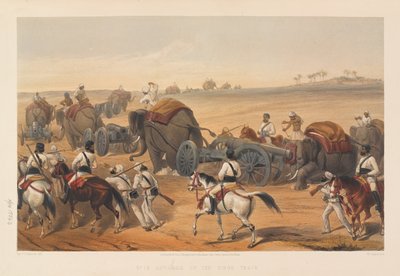 Vorrücken des Belagerungsgeschützes, 1857 von George Francklin Atkinson