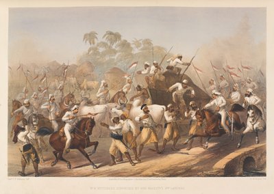 Meuterer überrascht von Ihrer Majestät 9. Lanzenreiter, 1857 von George Francklin Atkinson