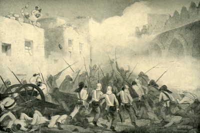 Nicholson führt den Angriff durch die Straßen von Delhi von George Francklin Atkinson