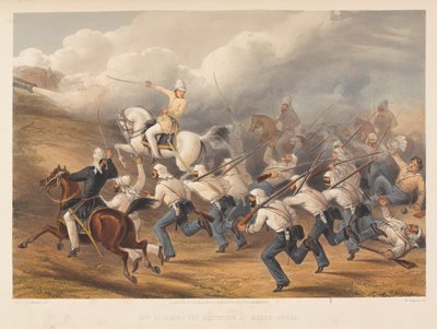 Sturm auf die Batterien bei Badle-Serai, 1857 von George Francklin Atkinson