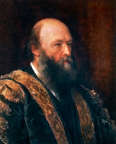 Porträt von Robert Arthur Talbot Gascoyne-Cecil, Dritter Marquess von Salisbury von George Frederic Watts