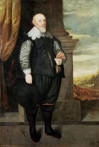 Porträt von Sir Arthur Ingram (ca. 1570-1642) 1638 von George Geldorp