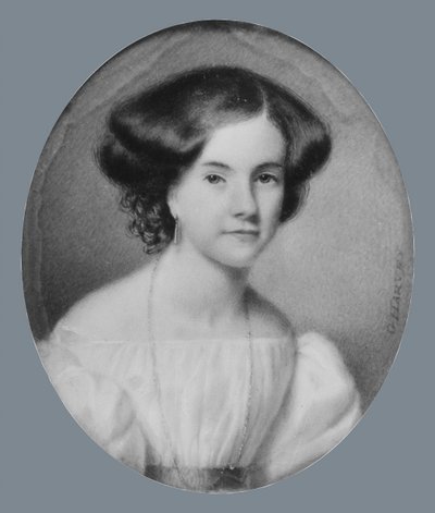 Porträt einer Dame, ca. 1830 von George Harvey