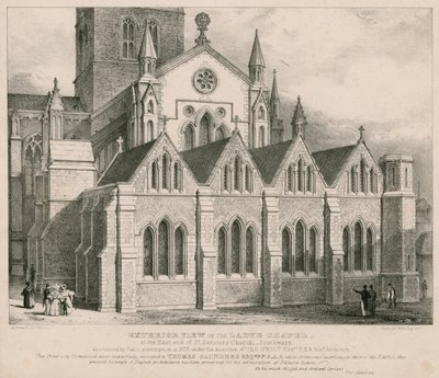 Außenansicht der Ladye-Kapelle am Ostende der St. Saviour
