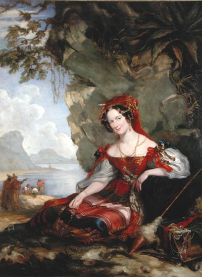 Lady Montague als Zigeunerin von George Hayter