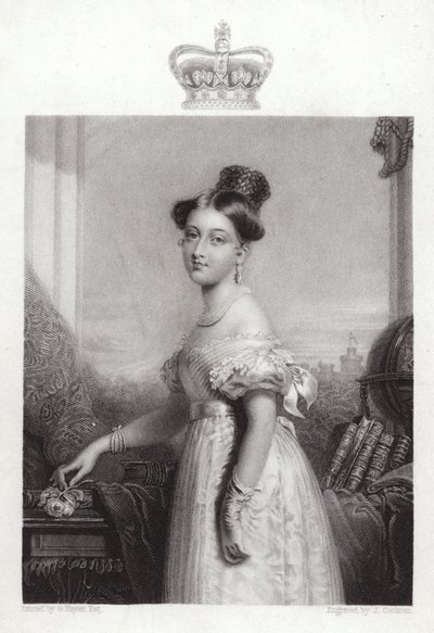 Königin Victoria im Alter von 18 Jahren von George Hayter