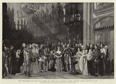 Die Taufe von H R H The Prince of Wales in der St. George
