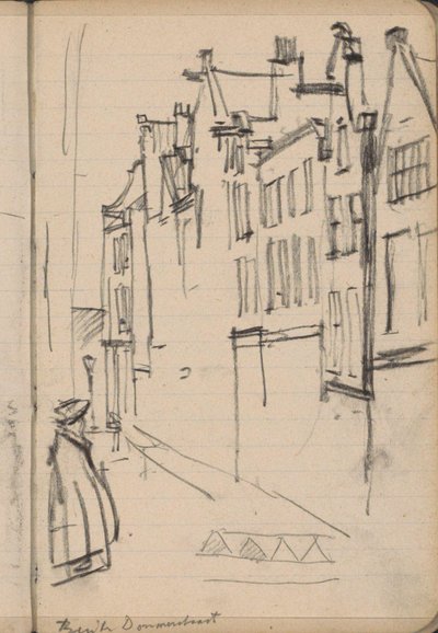 Ansicht der Buiten Dommersstraat in Amsterdam von George Hendrik Breitner