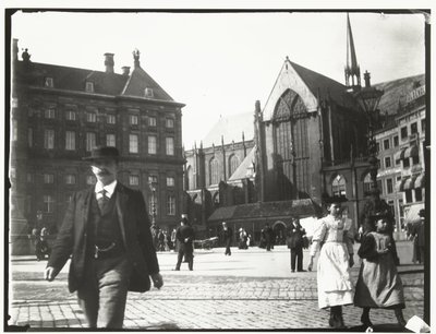Ansicht des Dam in Amsterdam von George Hendrik Breitner