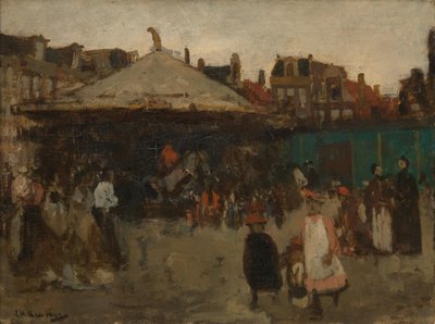 Kirmes auf dem Haarlemmerplein von George Hendrik Breitner