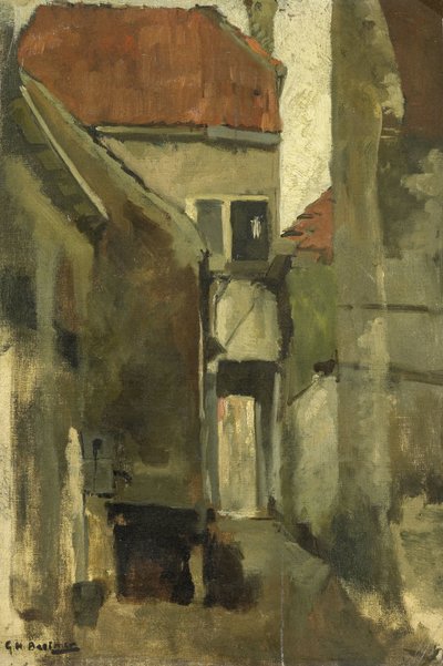 Nachbarschaftsstraße in Rijswijk bei Den Haag von George Hendrik Breitner