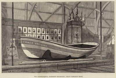 Die Internationale Fischereiausstellung, Grace Darlings Boot von George Henry Andrews