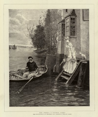 Die Fähre, Ein zierliches Fahrgeld von George Henry Boughton