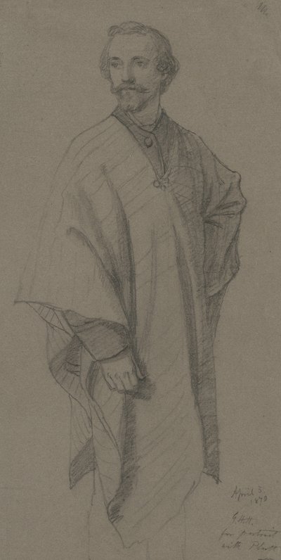 Selbstporträt, 1870 von George Henry Hall