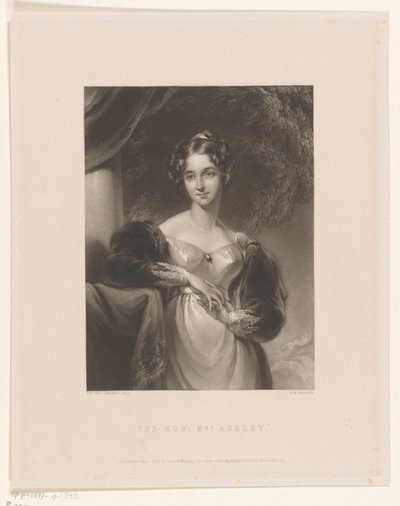 Porträt von Maria Anne Ashley von George Henry Phillips