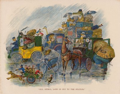 Illustration für Die Reise der Tiere zur See von George Henry Thompson