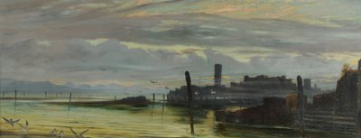 Dämmerung in den Lagunen bei Venedig von George Howard