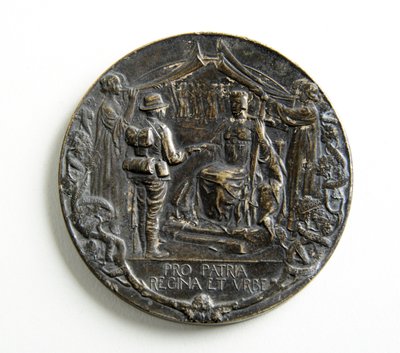 Medaille zur Erinnerung an die Rückkehr der City Imperial Volunteers aus dem Burenkrieg von George James Frampton