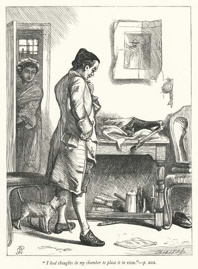 Illustration für Das verlassene Dorf (Gravur) von George John Pinwell
