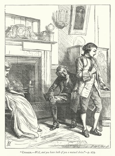Illustration für Der Gutmütige Mann von George John Pinwell