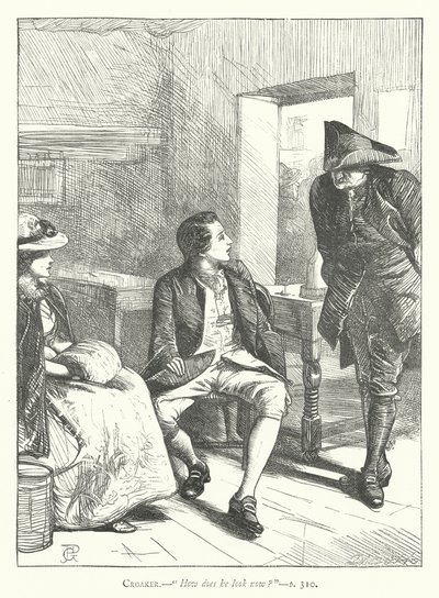 Illustration für Der gutmütige Mann (Gravur) von George John Pinwell