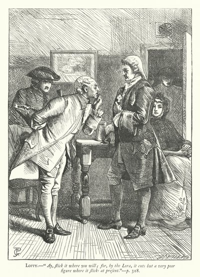 Illustration für Der gutmütige Mann (Gravur) von George John Pinwell